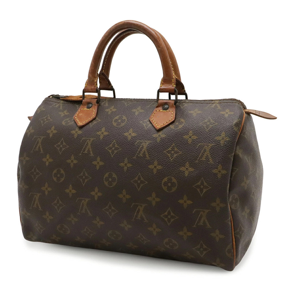 Louis Vuitton Handbag Bag Boston Monogram Speedy Brown